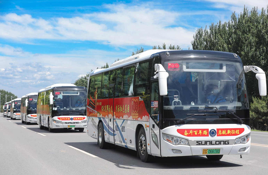 Jinzhou, Liaoning: SUNLONG BUS Helps 