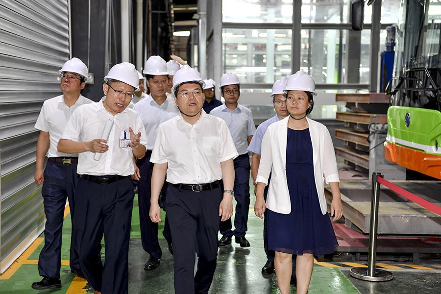 On May 18 2021 Nanning mayor sun Daguang led the main leaders of the municipal government to our company for investigation