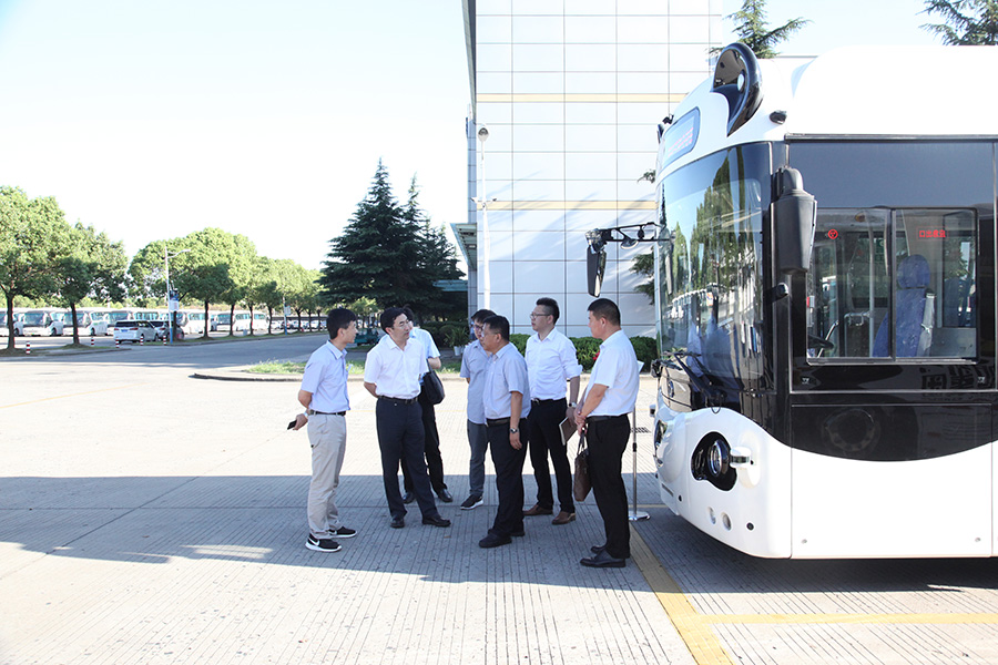 In 2021 Jiangsu Rugao government delegation visited and investigated Sunlong bus