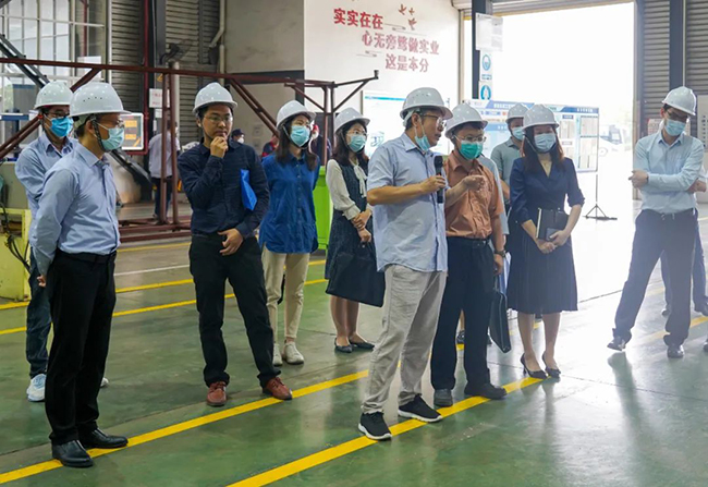 The research team of the Organization Department of the Nanning Municipal Party Committee visited SUNLONG, Guangxi, to carry out a special research on 