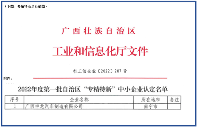 Good news! Guangxi SUNLONG was approved as the first batch of 